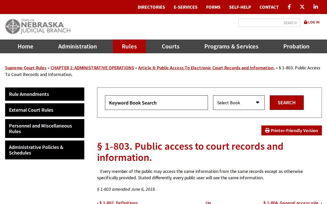 Polk criminal docket public access rule