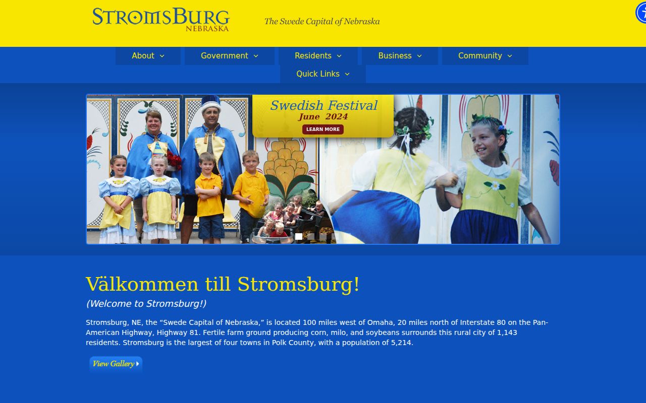 Stromsburg city context for a Polk County court docket search